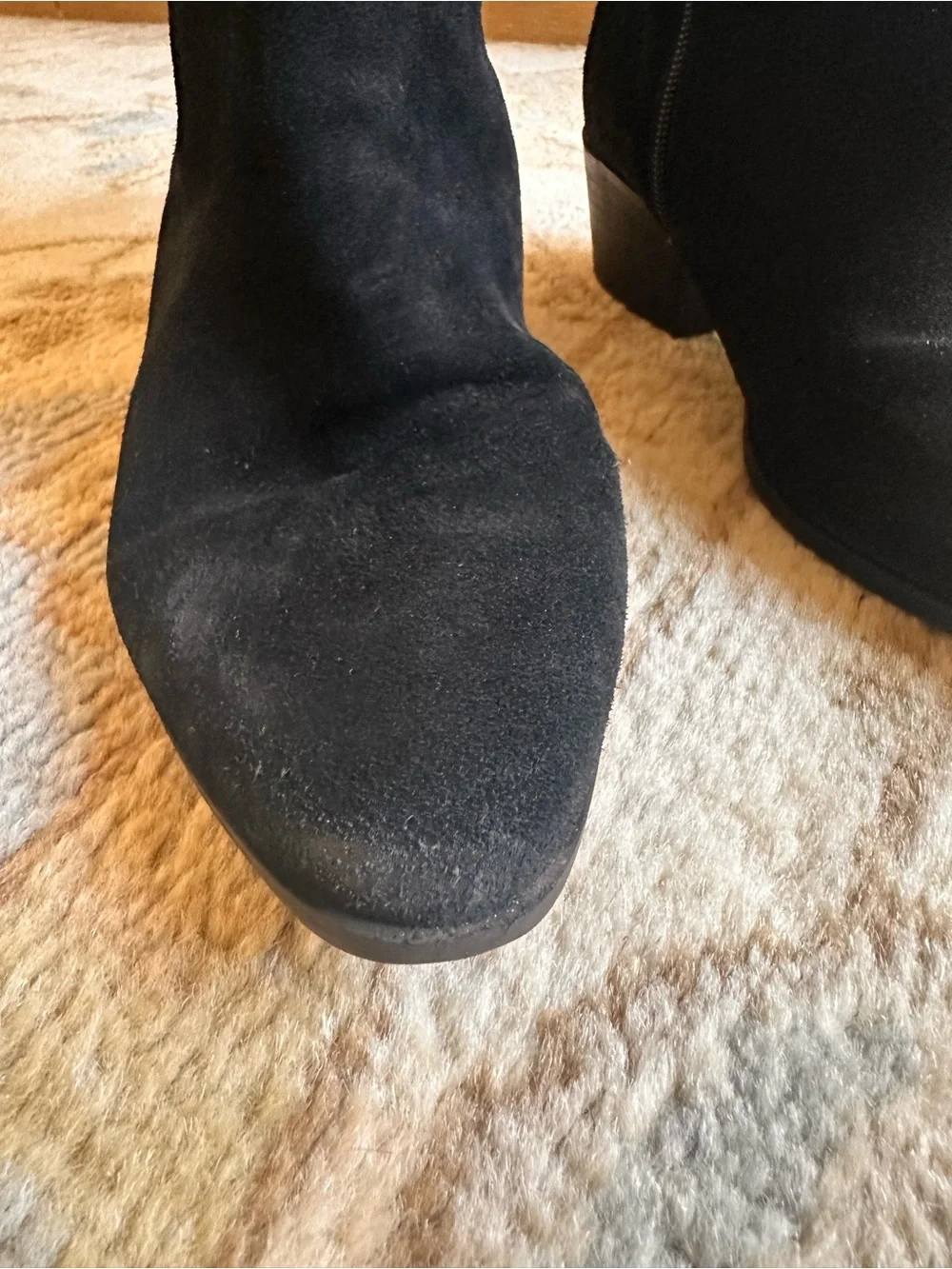 Bandolino Black Suede Boots Size 9